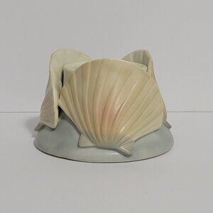 Vintage Nautical Seashell Votive/Tealight Candle Holder Made In Japan ~ EUC!